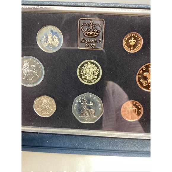 1983 UNITED KINGDOM ROYAL MINT 8 COIN PROOF SET - 8 Coins - Picture 5 of 12